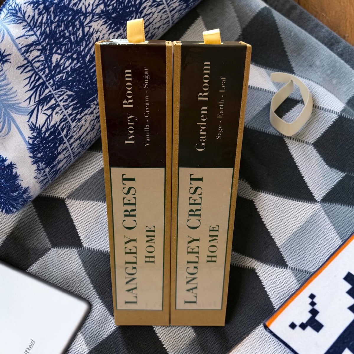 Langley Crest gift-boxed candle and incense sets for client and corporate gifts