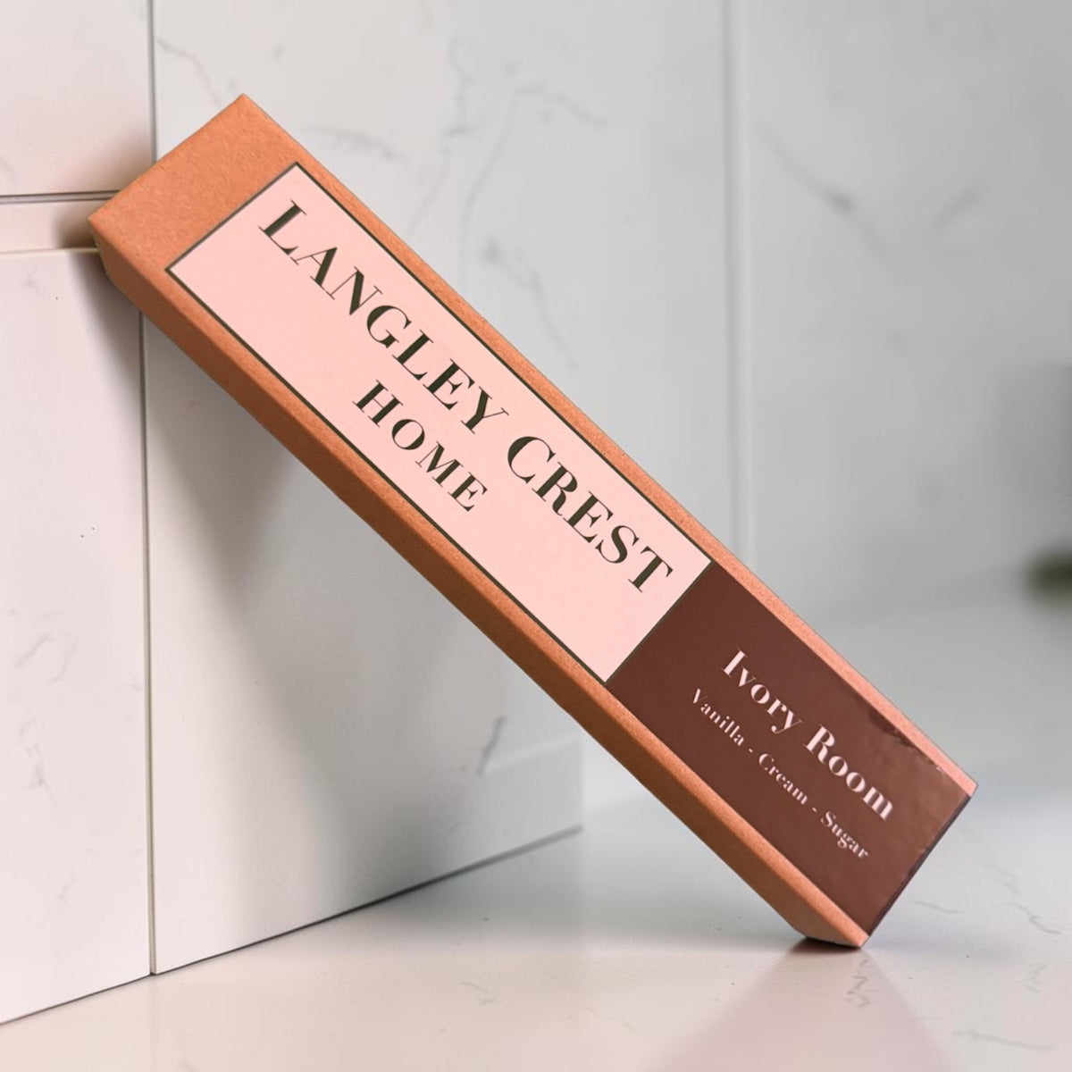 Ivory Room creamy vanilla incense sticks made from recycled temple flowers
