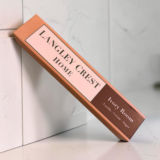 Ivory Room creamy vanilla incense sticks made from recycled temple flowers